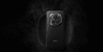 Representative image Sleek phone, speckled dark background.