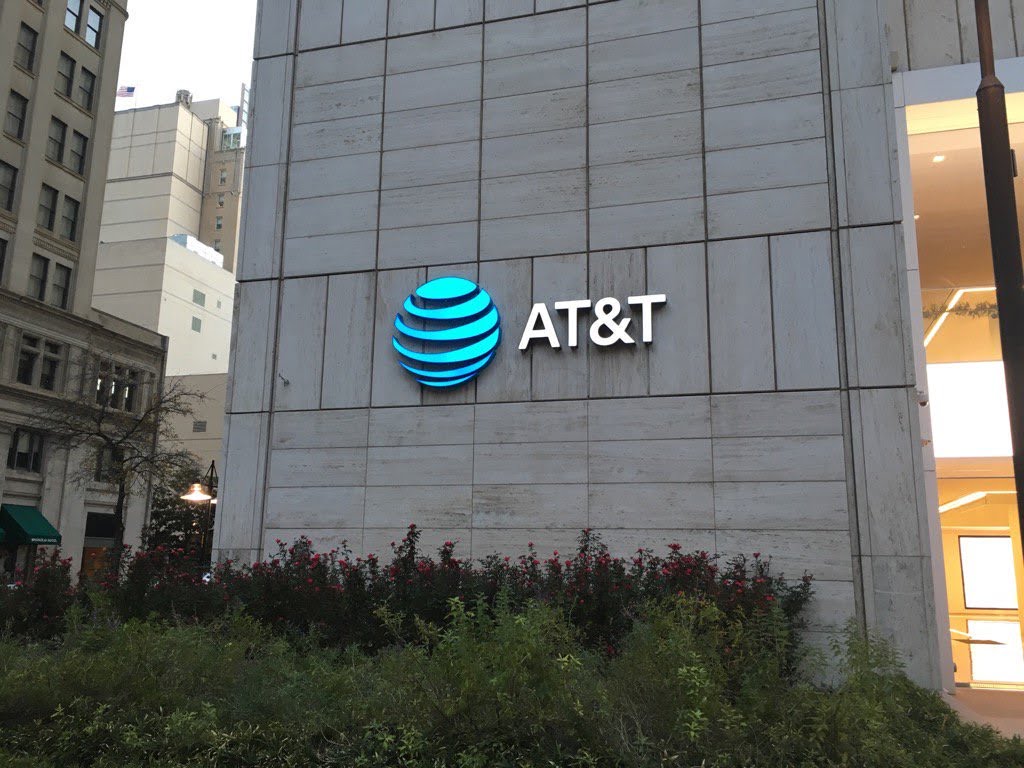 New AT&T Logo in Dallas, TX.