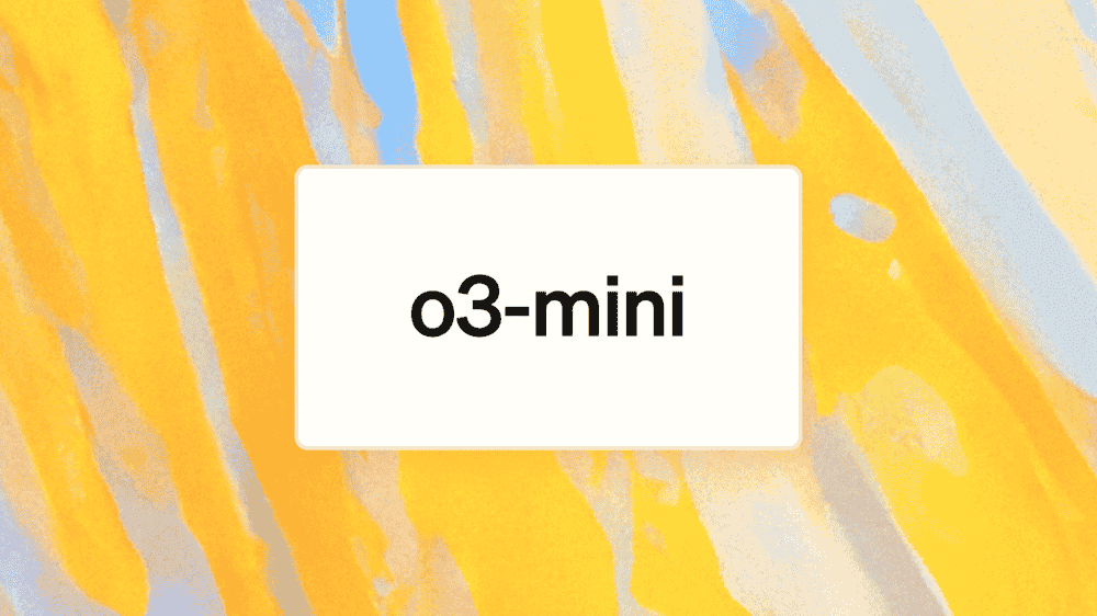 OpenAI’s O3-Mini :(Photo Source: Open AI).