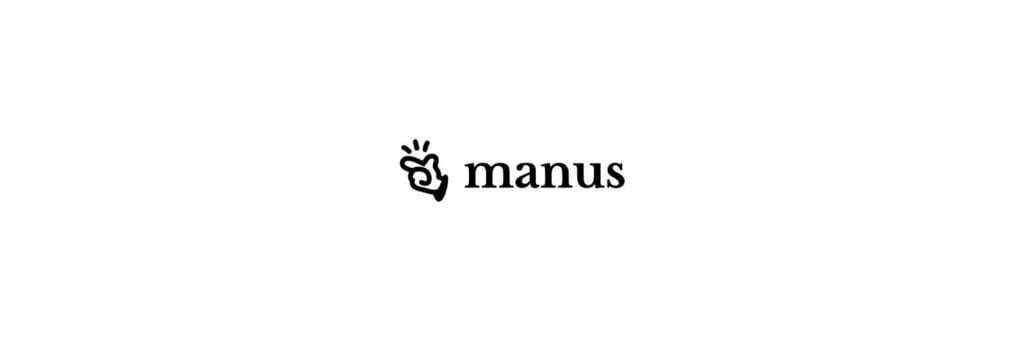 Representative Image. a logo with the word "manus" in a sleek. Photo Source - X