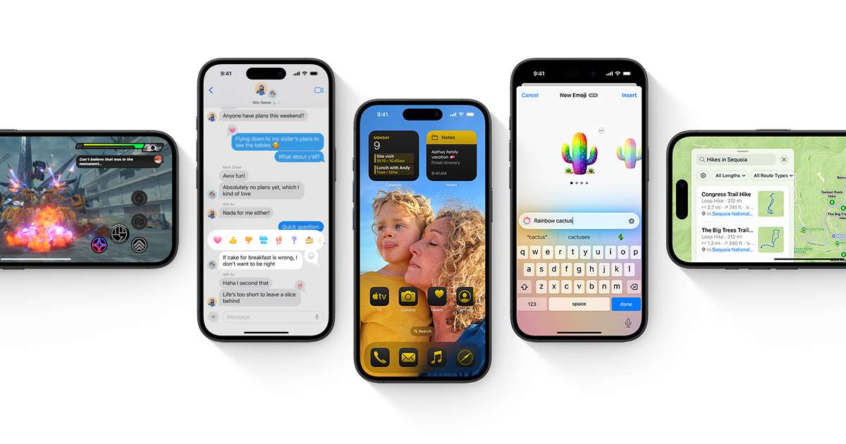 iOS 18. Photo Source: Apple