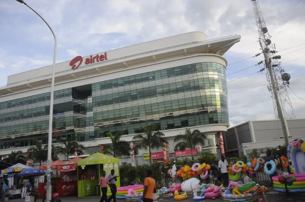Ship-shaped Airtel headquarters building representing the company’s telecom operations and infrastructure presence in Africa.