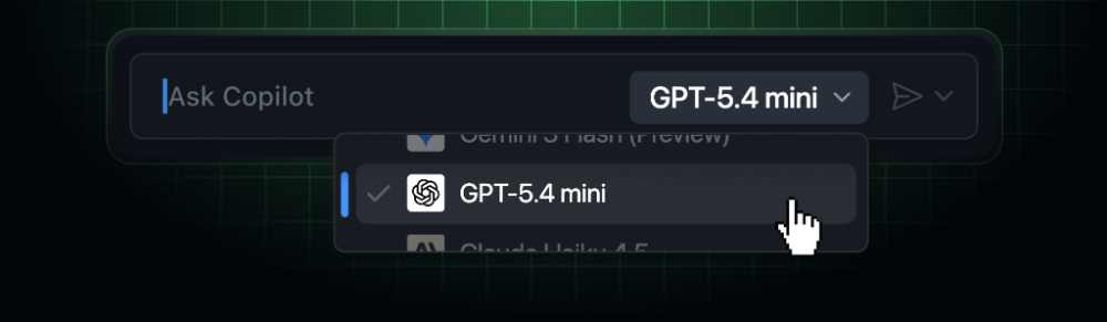GitHub Copilot header graphic published on the GitHub Blog changelog announcing the general availability of GPT-5.4 mini for GitHub Copilot users on March 17, 2026