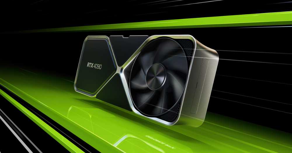 Nvidia GeForce RTX 40 Series Ada Lovelace GPU official product promotional image