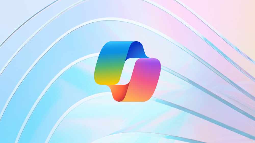 Microsoft Q1 FY2025 earnings hero graphic highlighting Copilot adoption milestones and enterprise AI customer results across global organizations