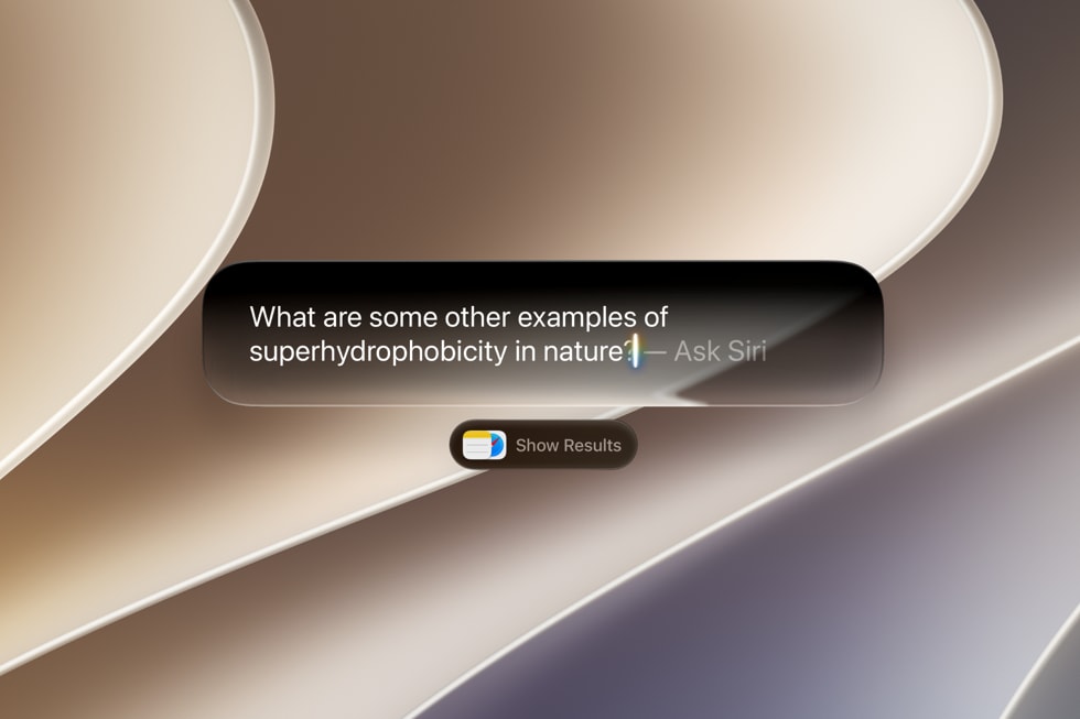 Siri AI Spotlight integration on macOS 27 Golden Gate search bar interface